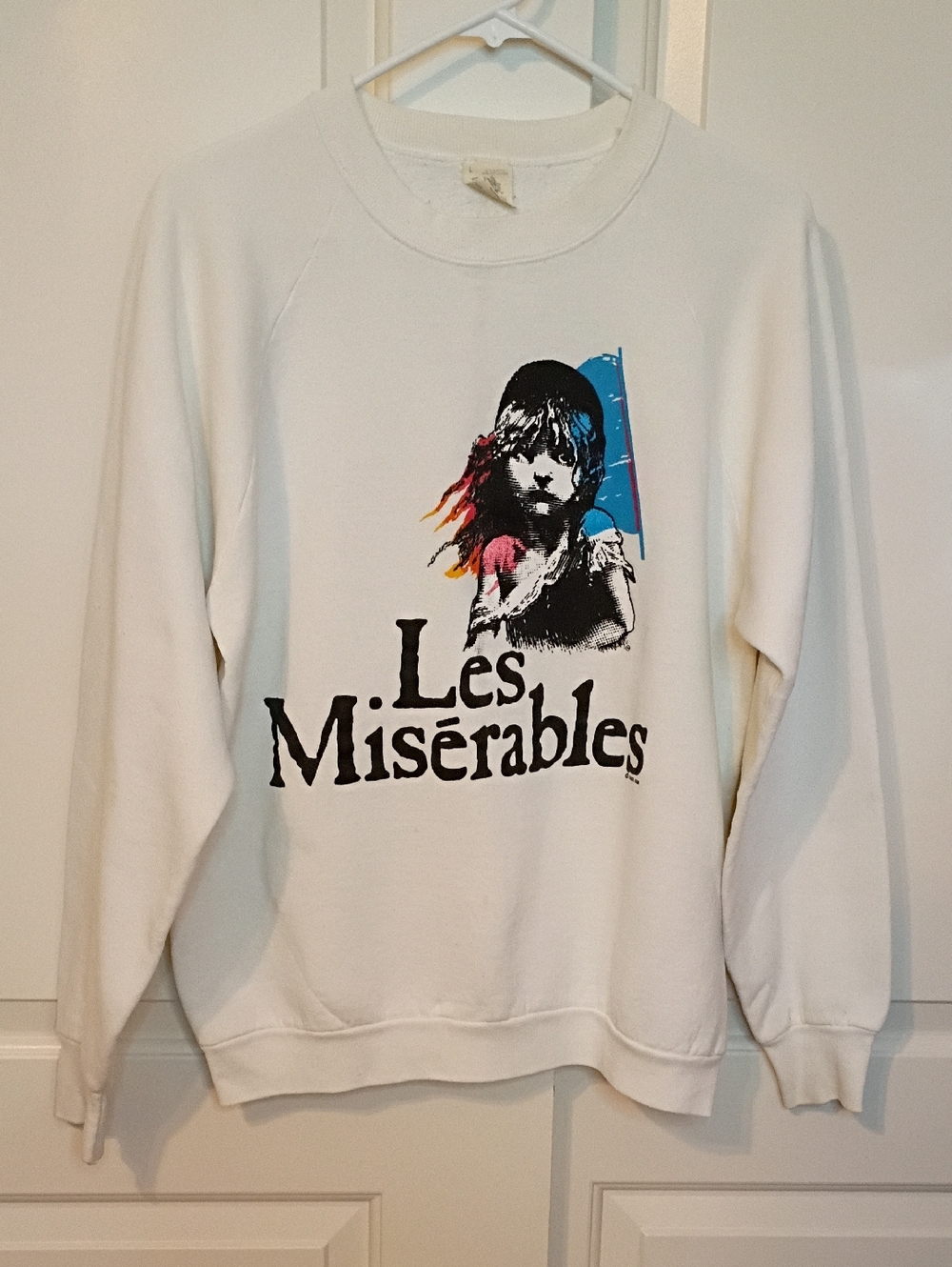 Les Miserables Play 1986 Vintage Fruit Of The Loom Hangtag Sweatshirt Size Large